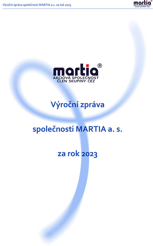 Výroční zpráva MARTIA 2023